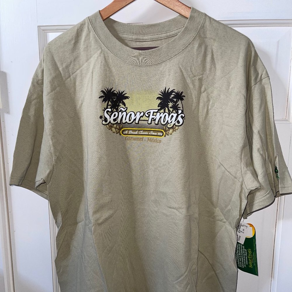 Senor Frogs Cozumel Mexico Graphic Tourist T-Shirt 2x